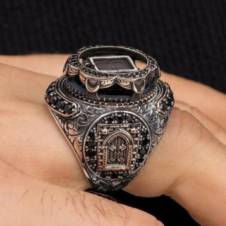 Mosque Design 925 Sterling Silver Ring