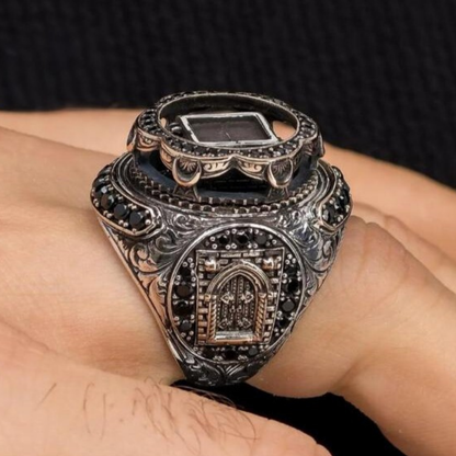 Mosque Design 925 Sterling Silver Ring