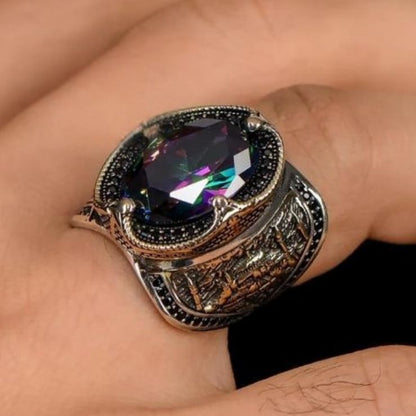 Ayasofia Mosque Design 925 Sterling Silver Ring