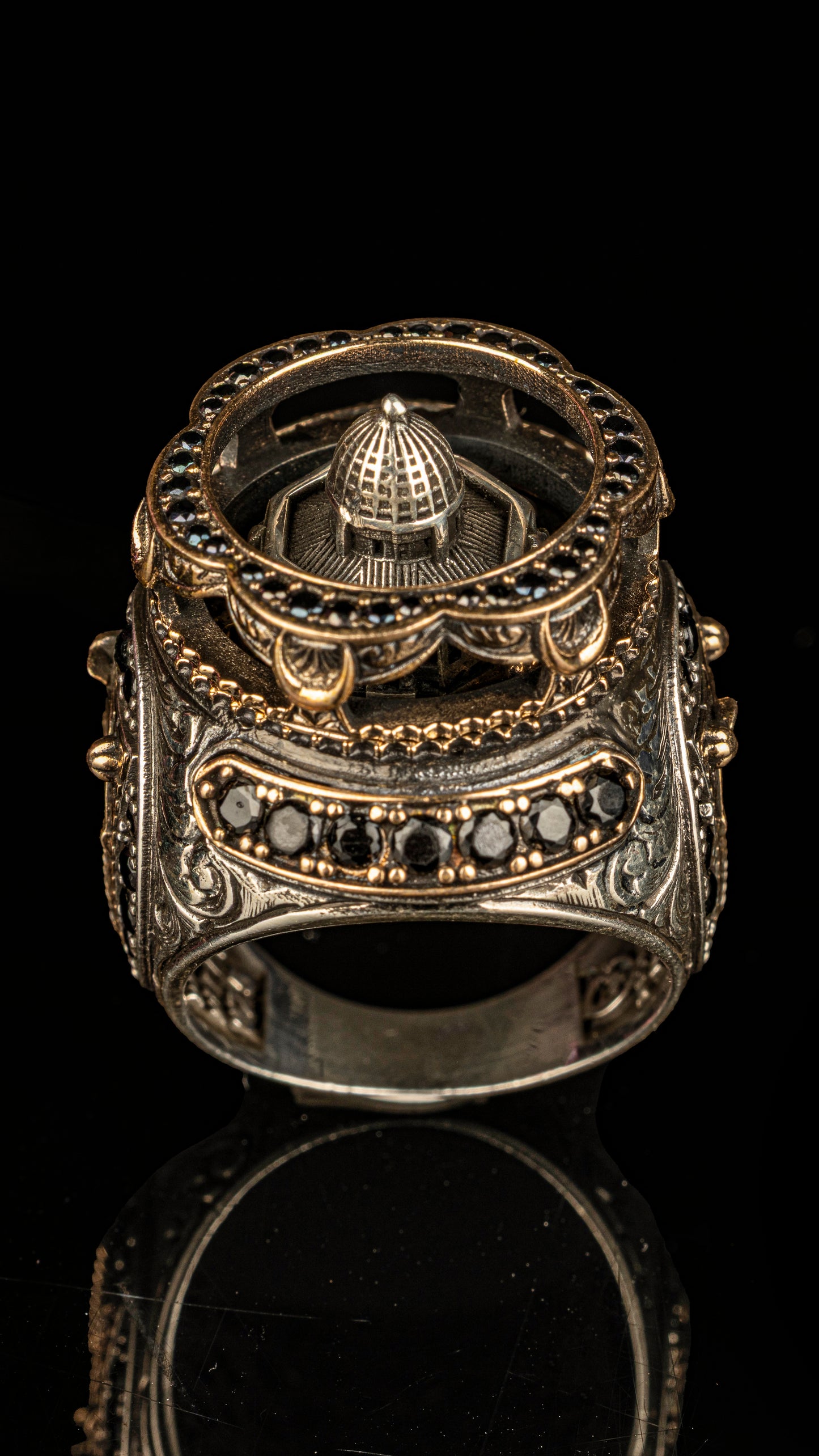 Mosque Design 925 Sterling Silver Ring