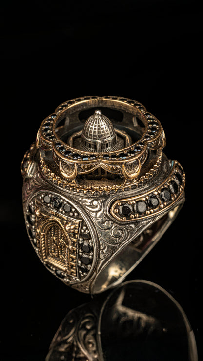 Mosque Design 925 Sterling Silver Ring