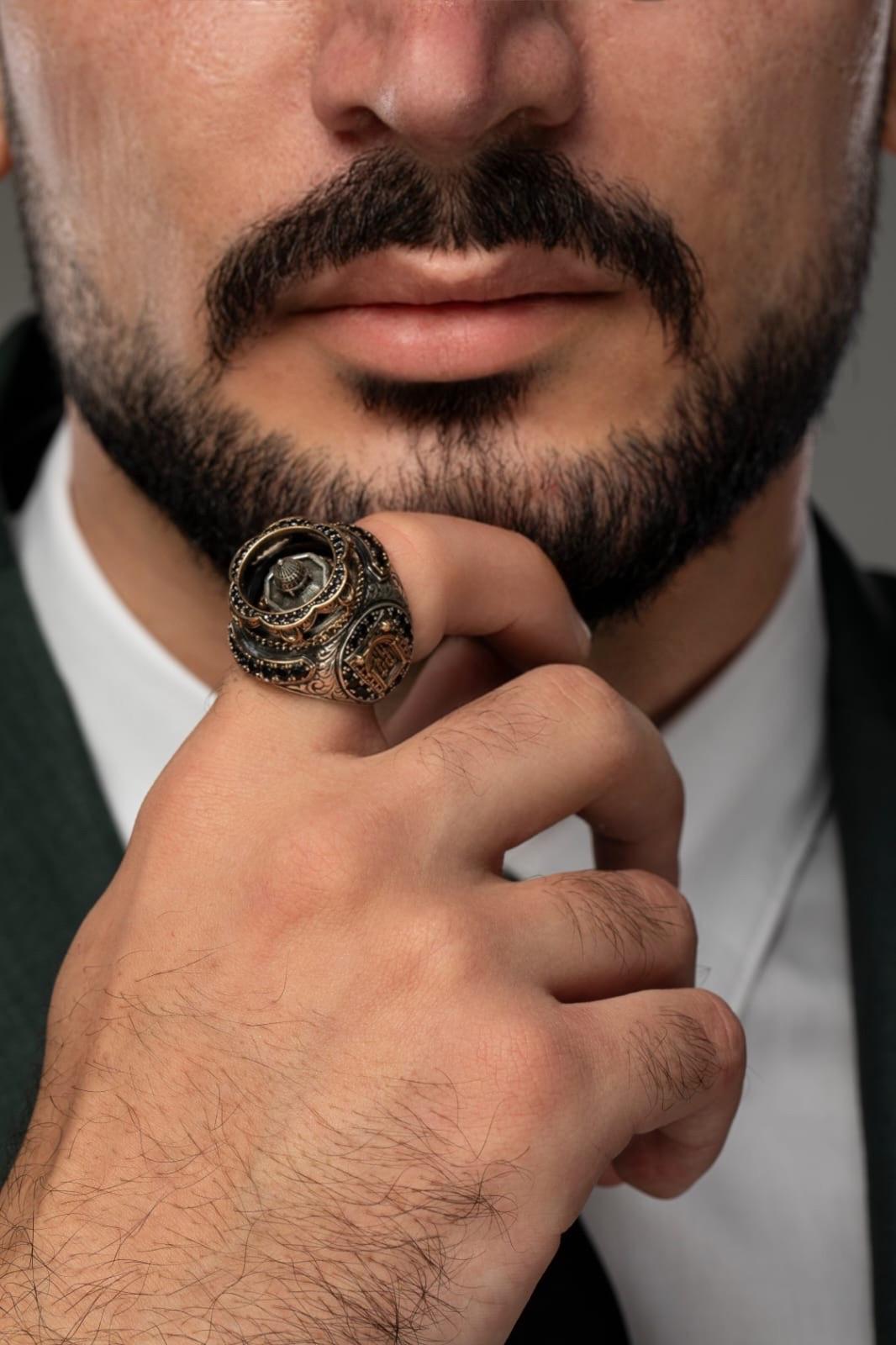 Mosque Design 925 Sterling Silver Ring