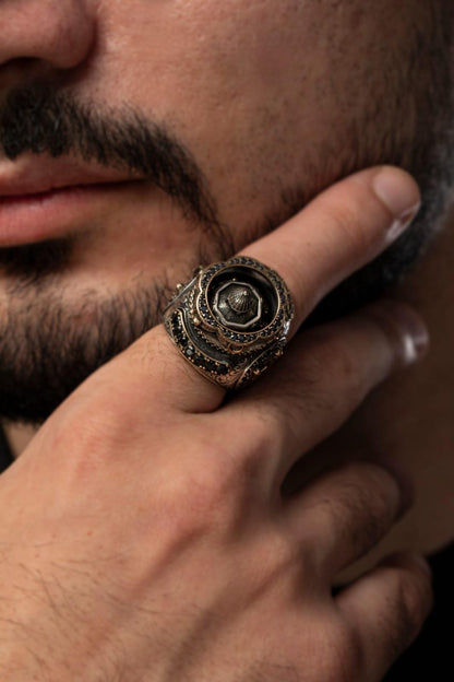 Mosque Design 925 Sterling Silver Ring