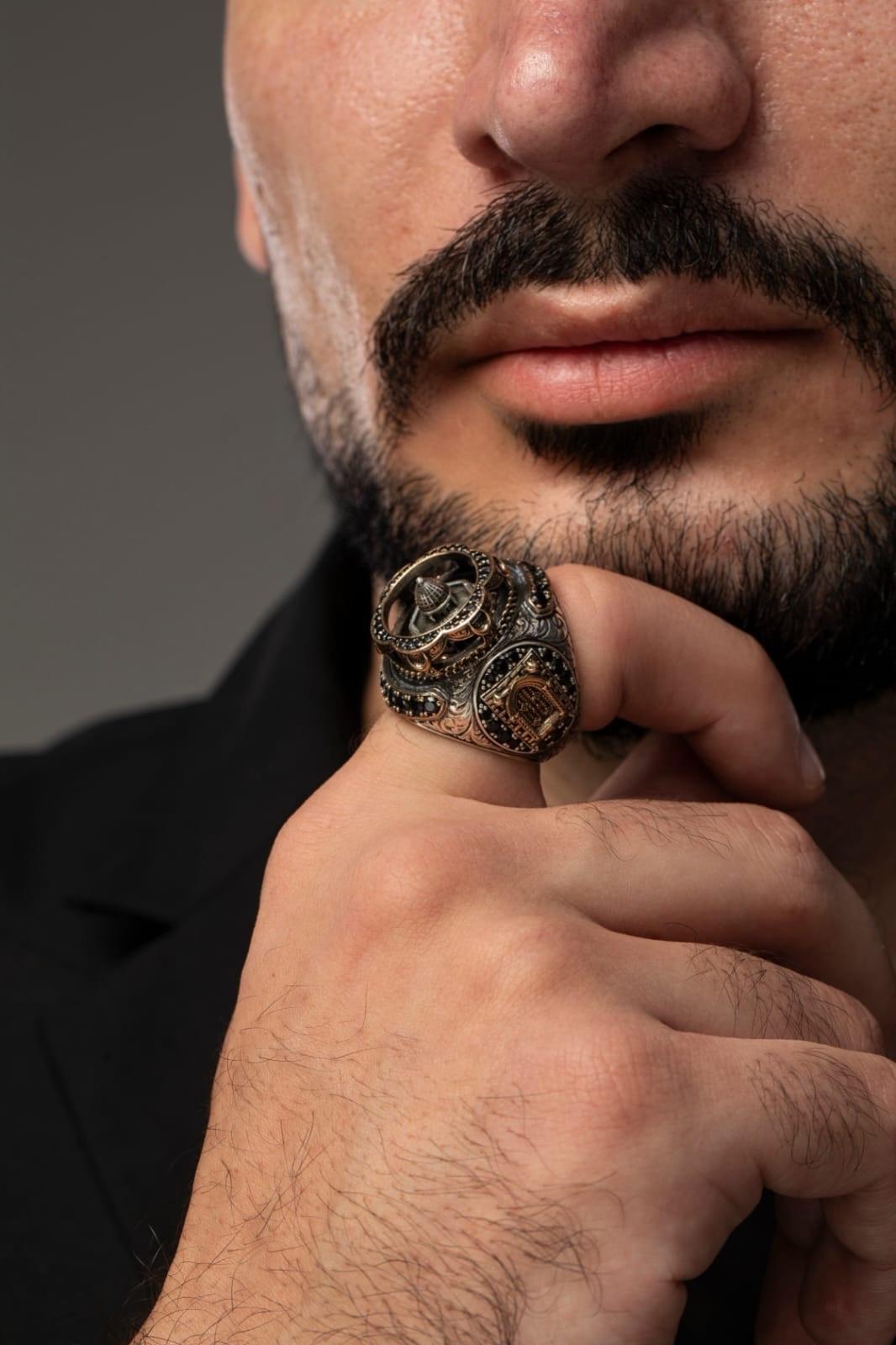 Mosque Design 925 Sterling Silver Ring