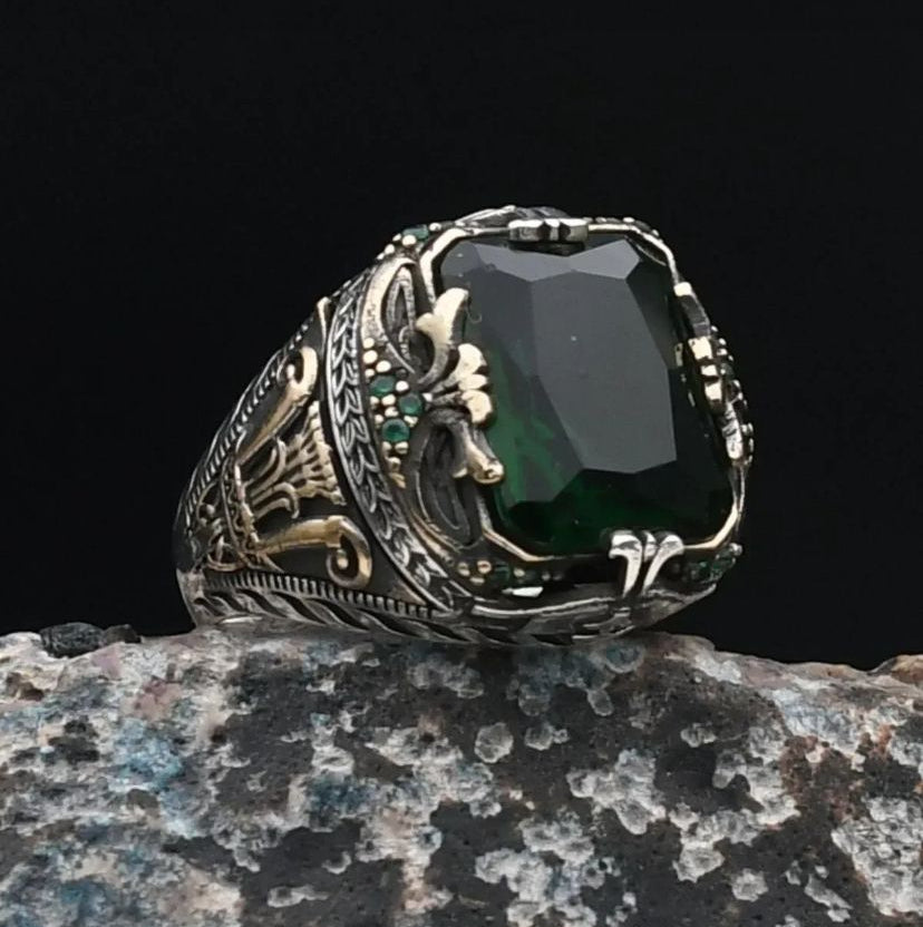 Zircon Stone Embellished 925 Silver Ring