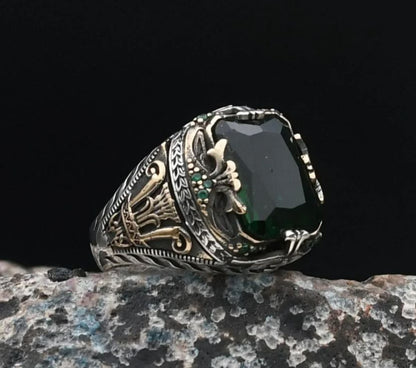 Zircon Stone Embellished 925 Silver Ring