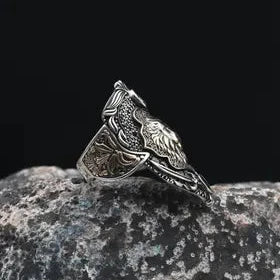 Zahgar Style Lion 925 Sterling Silver Ring